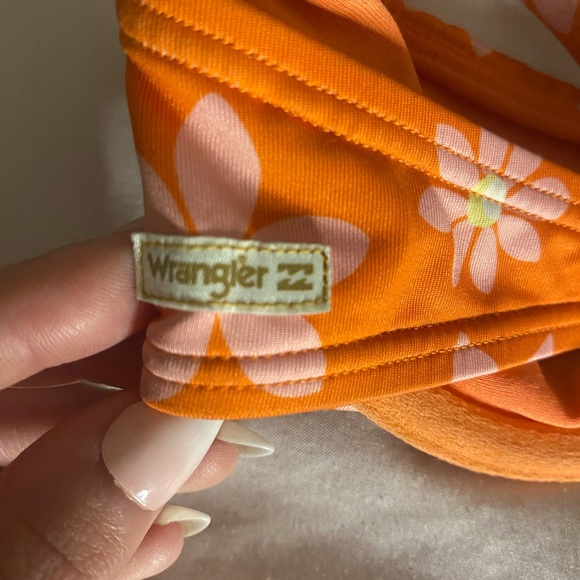 Billabong x Wrangler Orange Floral Bikini Set - Picture 4 of 4